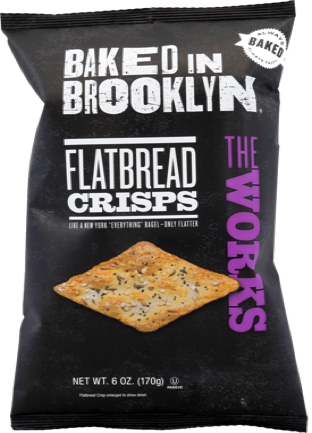 The Works Flatbread Crisps 6oz